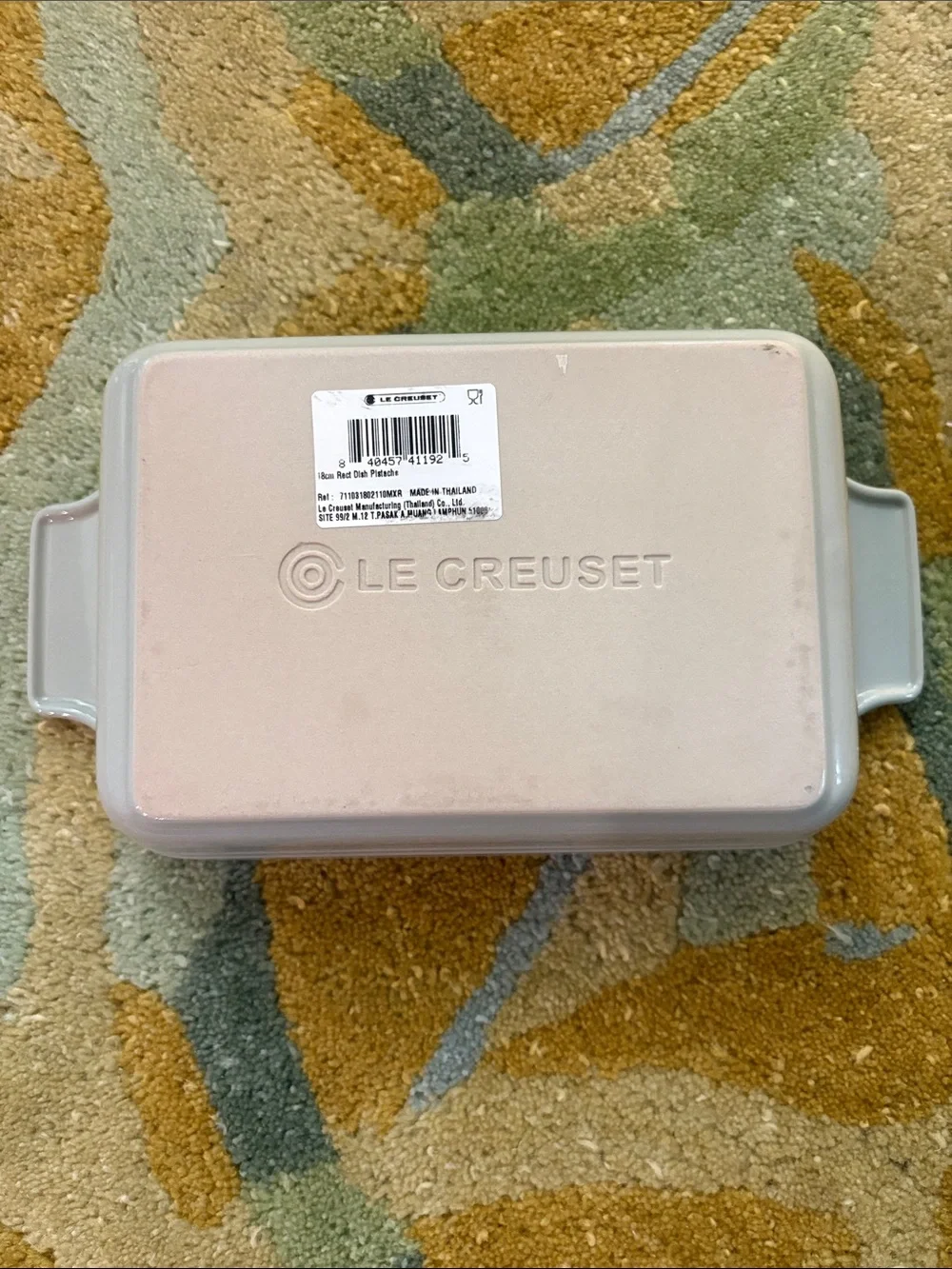 Le Creuset 18 cm Rectangular Baking Dish in Pistache